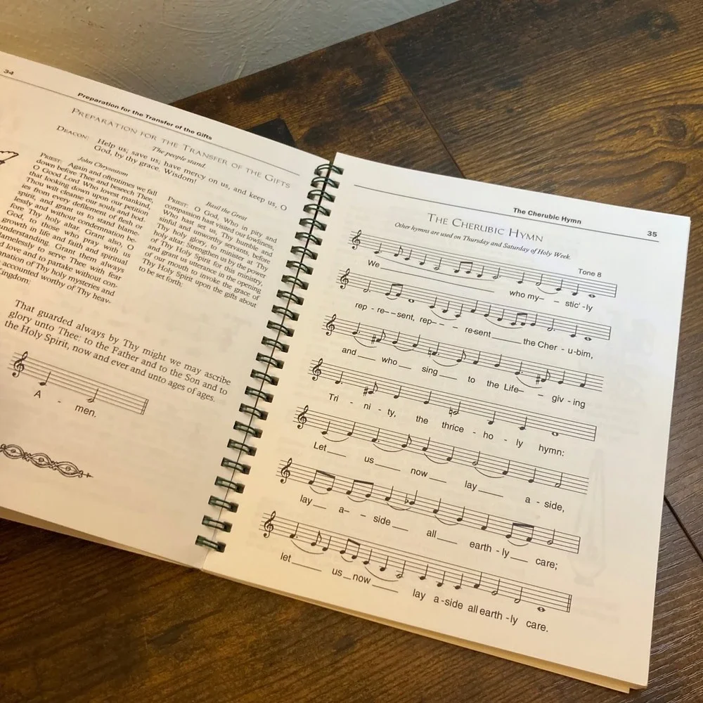 Antiochian Orthodox Divine Liturgy for Clergy and Laity Music Text 1997 Anaphora